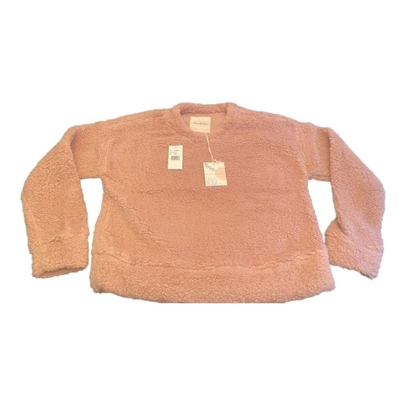 𝅺THREAD & SUPPLY Crewneck Pullover Sweater In Blush - Picture 2 of 9